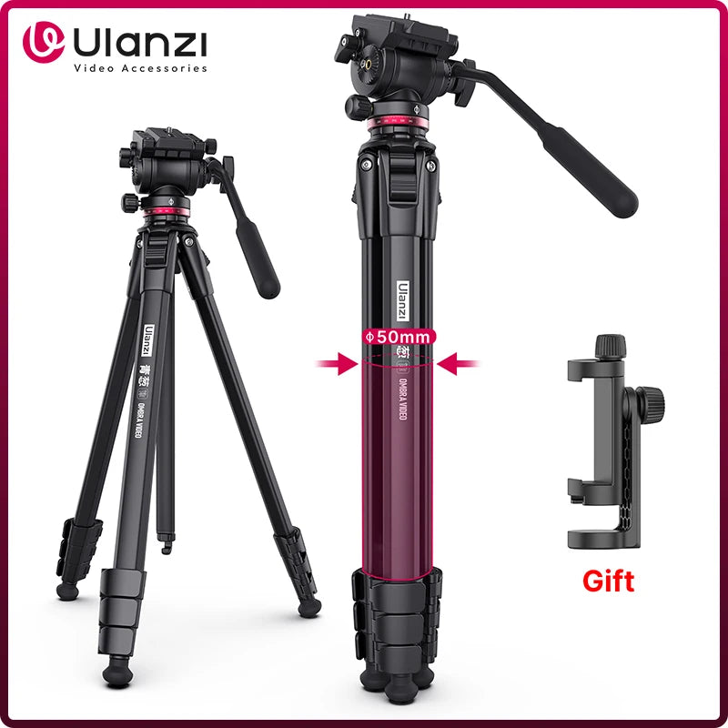 360° Panorama Fluid Drag Pan Tripod