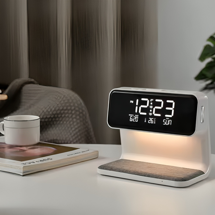 Creative 3 In 1 Bedside Lamp Wireless Charging